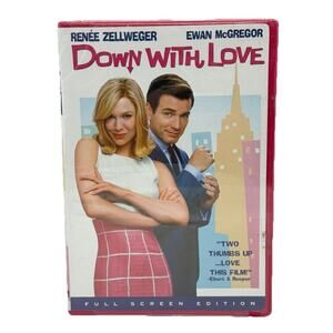 Down With Love Movie DVD 2003 20th Century Fox Widescreen Romantic Comedy New